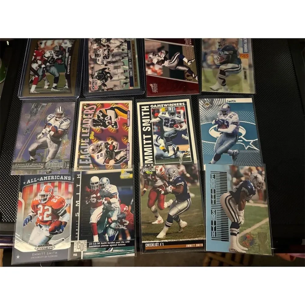 Emmitt Smith 12-Card Lot NFL Dallas Cowboys Special Edition Trading Cards